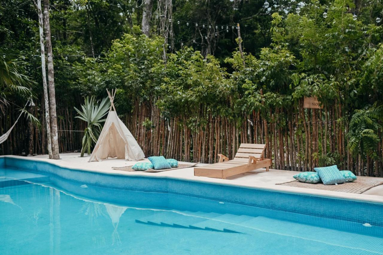 Lunita Jungle Experience Hotel Puerto Morelos Kültér fotó