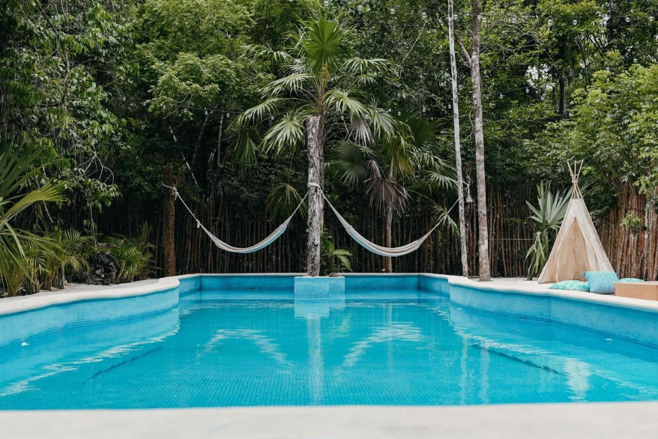 Lunita Jungle Experience Hotel Puerto Morelos Kültér fotó